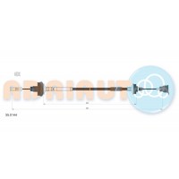 35.0144 ADRIAUTO Трос управління зчепленням