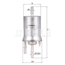 KL 572 MAHLE Паливний фільтр