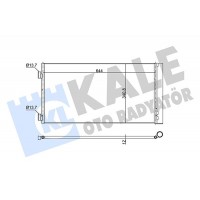 353170 KALE OTO RADYATÖR Конденсатор кондиціонера