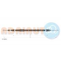 41.0228.2 ADRIAUTO Тросик, cтояночный тормоз