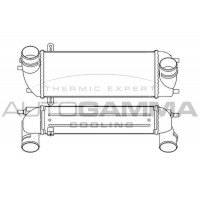 105852 AUTOGAMMA Интеркулер