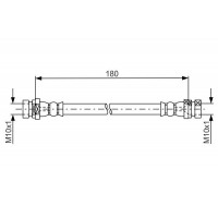 1 987 481 681 BOSCH Гальмівний шланг