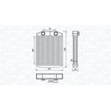 350218516000 MAGNETI MARELLI Теплообмінник обігрів салону