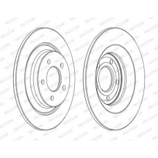 DDF1547C FERODO Гальмівний диск