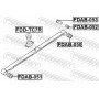 FDAB-051 FEBEST Втулка листова ресора