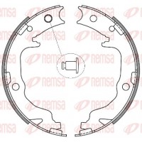 4641.00 REMSA Комплект гальмівних колодок, стояночная тормозная система