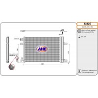 43420 AHE Конденсатор кондиціонера