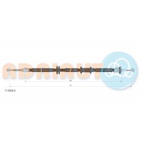 11.0229.2 ADRIAUTO Тросик, cтояночный тормоз
