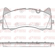 1781.00 REMSA КомплеК т гальмівних колодок, дискове гальмо