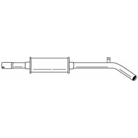 50462 SIGAM Середній глушник вихлопних газів