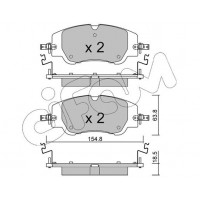 822-1350-0 CIFAM Комплект гальмівних колодок дисковий гальм