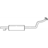 44482 SIGAM Середній глушник вихлопних газів