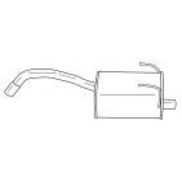 12611 SIGAM Глушник вихлопних газів кінцевий