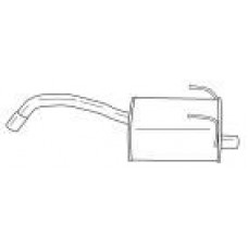 12611 SIGAM Глушник вихлопних газів кінцевий