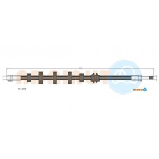 03.1262 ADRIAUTO Гальмівний шланг