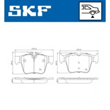 VKBP 90143 SKF КомплеК т гальмівних колодок, дискове гальмо