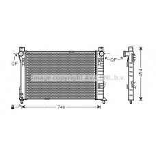 MS2338 AVA QUALITY COOLING Радіатор охолодження двигуна
