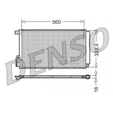 DCN13109 DENSO Конденсатор кондиціонера