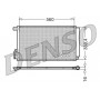 DCN13109 DENSO Конденсатор кондиціонера