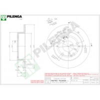 5662 PILENGA Гальмівний диск