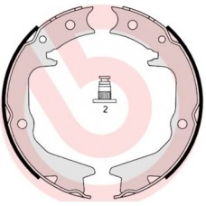 S 54 519 BREMBO Комплект гальмівних колодок, стояночная тормозная система