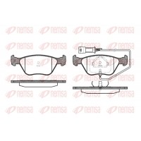 0437.02 REMSA Комплект гальмівних колодок дисковий гальм
