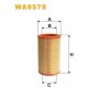 WA9578 WIX FILTERS Повітряний фільтр
