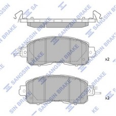 SP1765 Hi-Q Комплект гальмівних колодок дисковий гальм