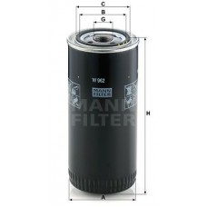 W 962 MANN-FILTER Масляний фільтр