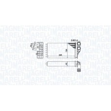 350218430000 MAGNETI MARELLI Теплообмінник обігрів салону