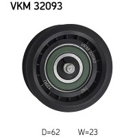 VKM 32093 SKF Паразитный / ведущий ролик, Поліклиновий ремінь