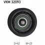 VKM 32093 SKF Паразитный / ведущий ролик, Поліклиновий ремінь