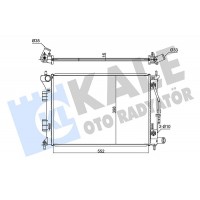 347790 KALE OTO RADYATÖR Радіатор охолодження двигуна