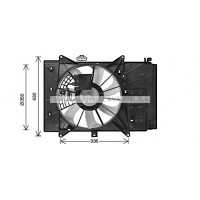 MZ7555 AVA QUALITY COOLING Вентилятор охолодження двигуна