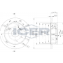 78BD6028-2 ICER Гальмівний диск