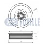 541244 RUVILLE Паразитный / ведущий ролик, Поліклиновий ремінь