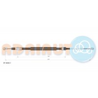 07.0202.1 ADRIAUTO Тросик, cтояночный тормоз