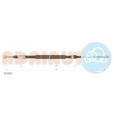 07.0202.1 ADRIAUTO Тросик, cтояночный тормоз