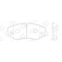 573781CH CHAMPION КомплеК т гальмівних колодок, дискове гальмо