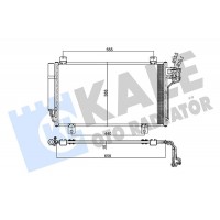 345495 KALE OTO RADYATÖR Конденсатор кондиціонера