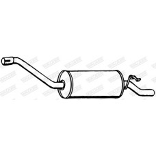 12699 WALKER Глушник вихлопних газів кінцевий