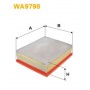 WA9798 WIX FILTERS Повітряний фільтр