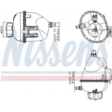 996317 NISSENS Компенсаційний бак охолоджувальна рідина