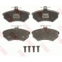 GDB1044 TRW Комплект гальмівних колодок дисковий гальм