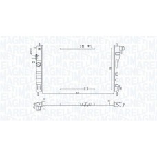 350213199800 MAGNETI MARELLI Радіатор охолодження двигуна