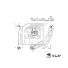 182230 FEBI BILSTEIN Ричаг незалежної підвіски колеса, подвеска колеса