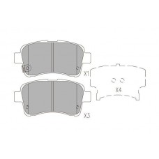 KBP-8528 KAVO PARTS КомплеК т гальмівних колодок, дискове гальмо