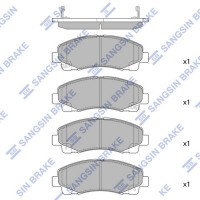SP1470 Hi-Q Комплект гальмівних колодок дисковий гальм
