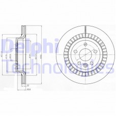 BG4270 DELPHI Гальмівний диск