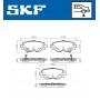 VKBP 90581 A SKF Комплект гальмівних колодок дисковий гальм